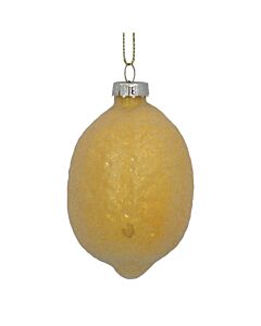 Gisela Graham Glass Lemon Tree Decoration